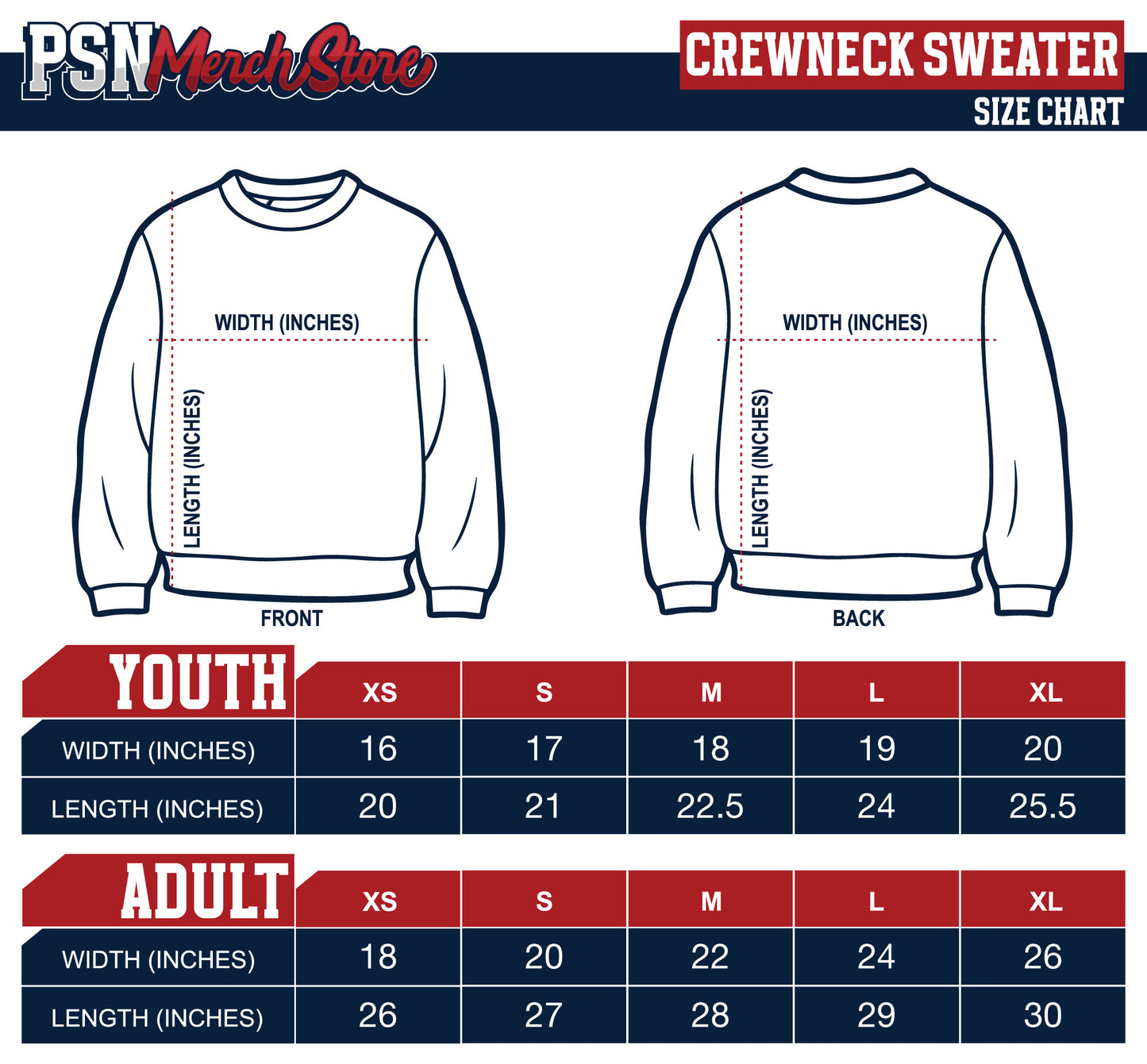 PSN Fleece Crewneck