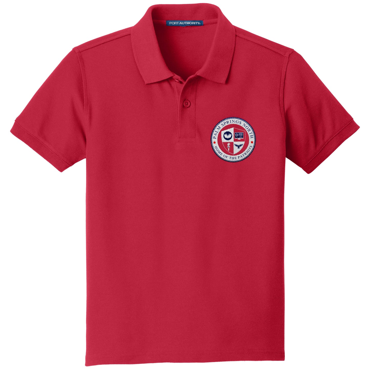 PSN Pique Short Sleeve Red Uniform Polo (VPK-5th Grade)