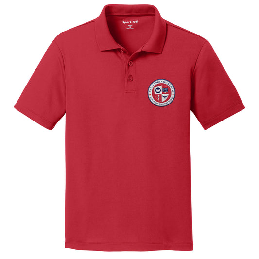 PSN Drifit Short Sleeve Red Uniform Polo (VPK-5th Grade)